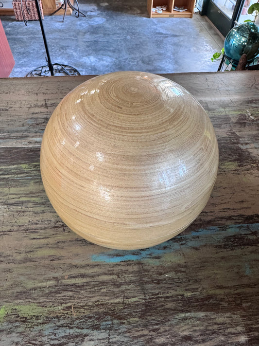 Champagne Wood Décor Ball