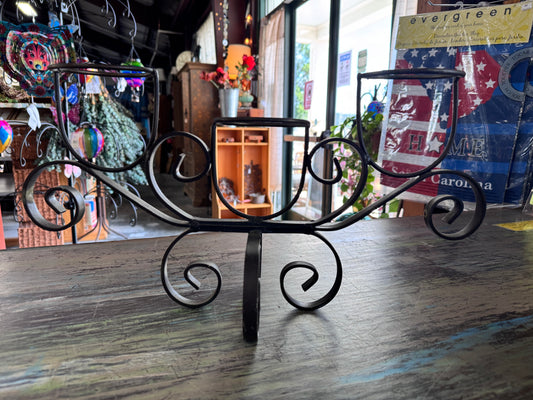 Wrought Iron Candle Holder