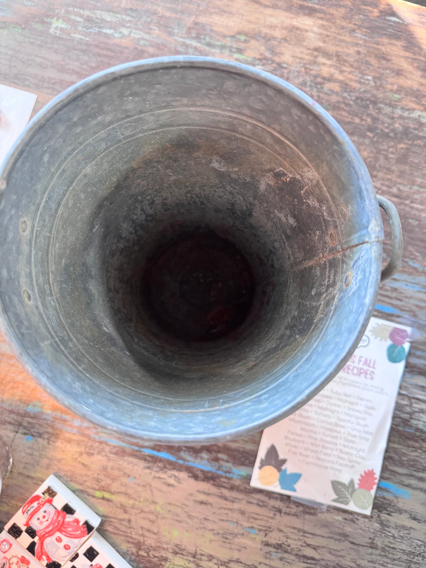 Galvanized Metal Planter/ Umbrella Stand
