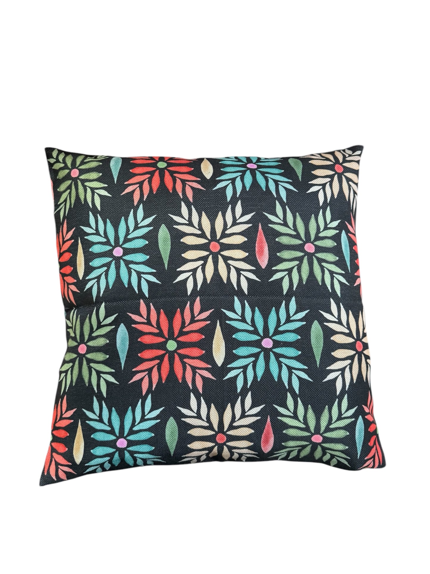 Fairy Wonderland Teal 18" Interchangeable Pillow Cover