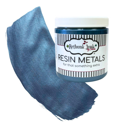 Cobalt Blue Resin Metals by Rethunk Junk Paint by Laura