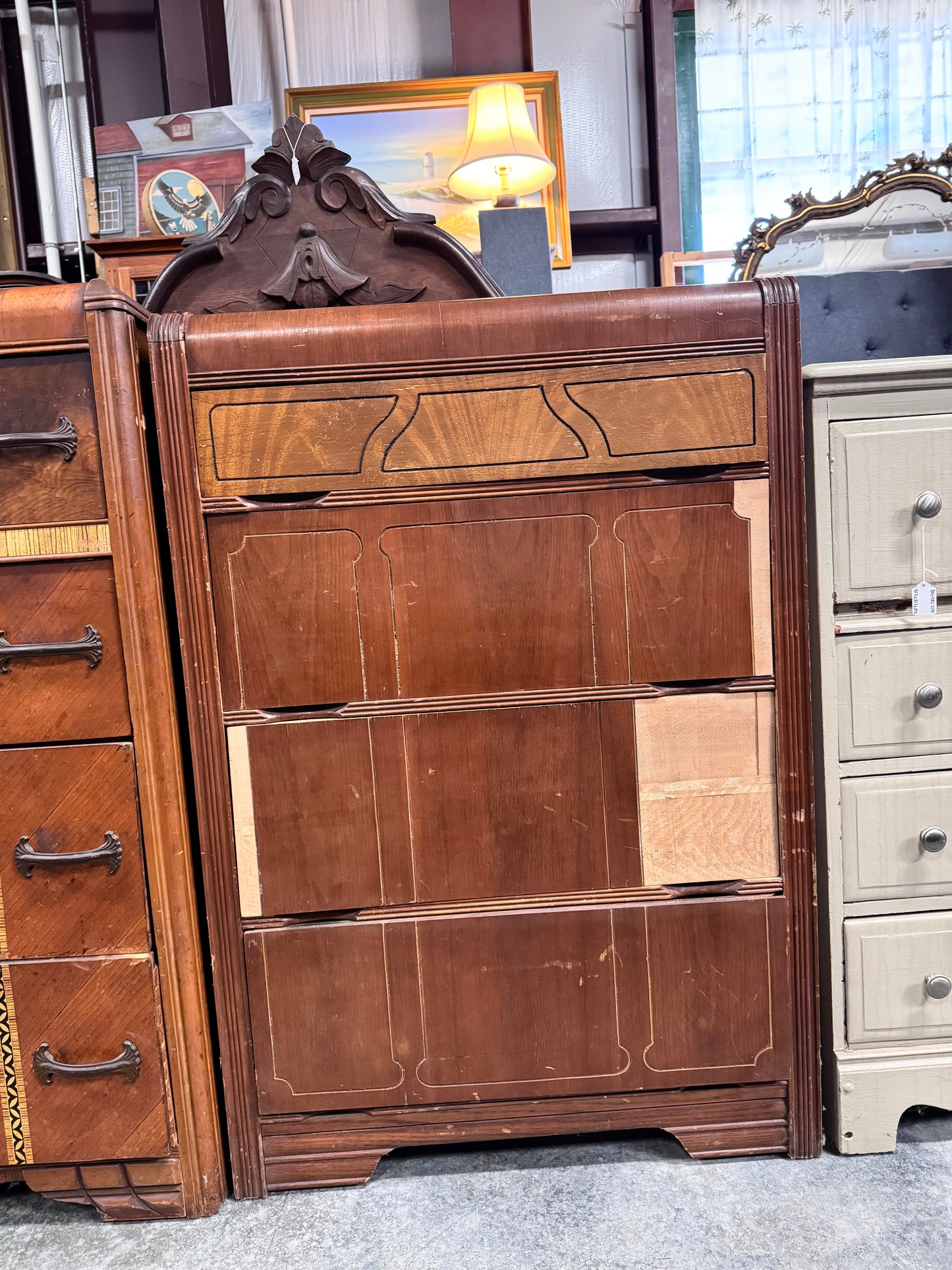 Waterfall Chest of Drawers