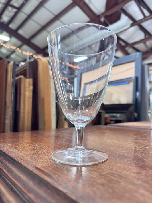 Clear Glass Goblet