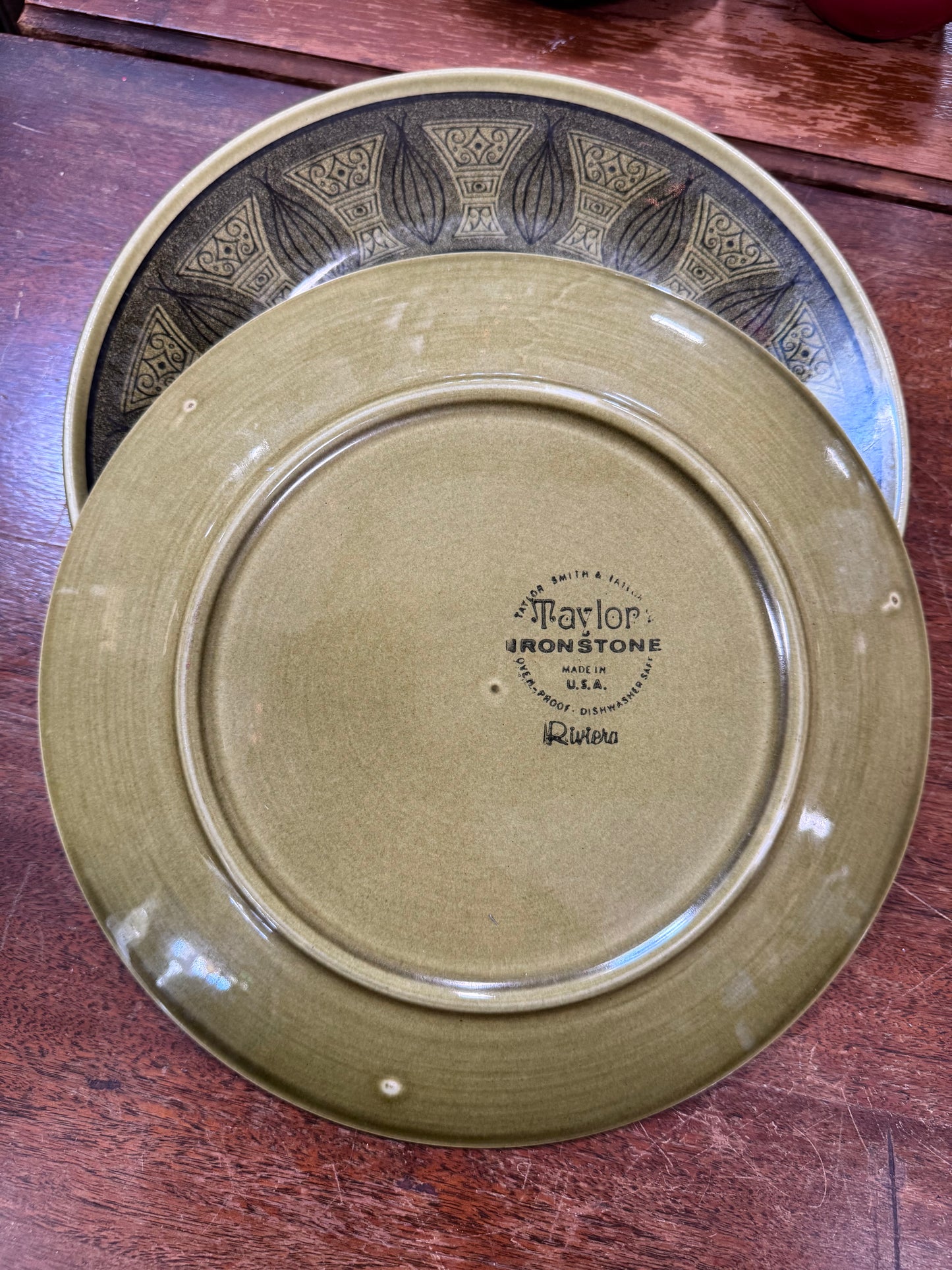 Vintage Riviera Dinner Plate