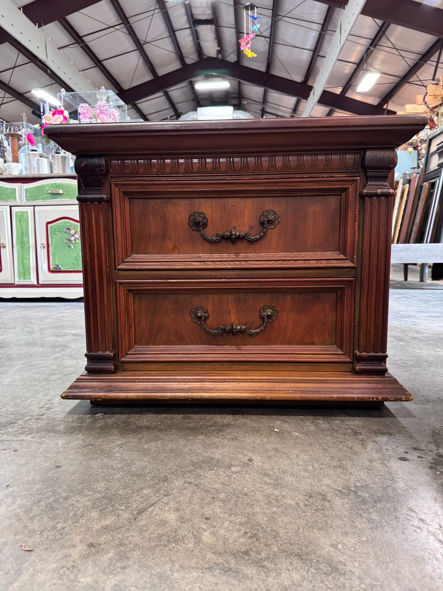 Solid Wood Dark finish Night Stand