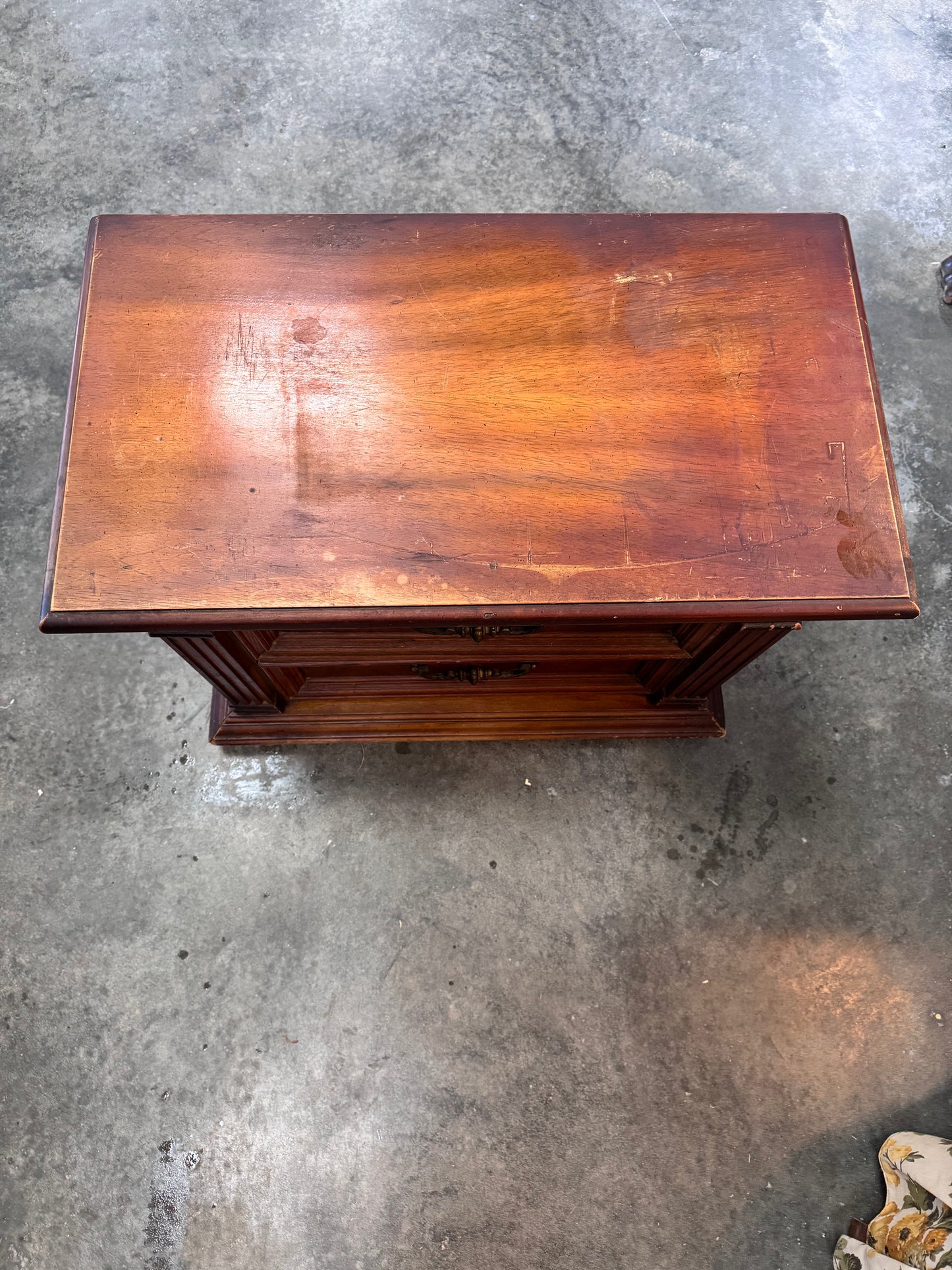 Solid Wood Dark finish Night Stand