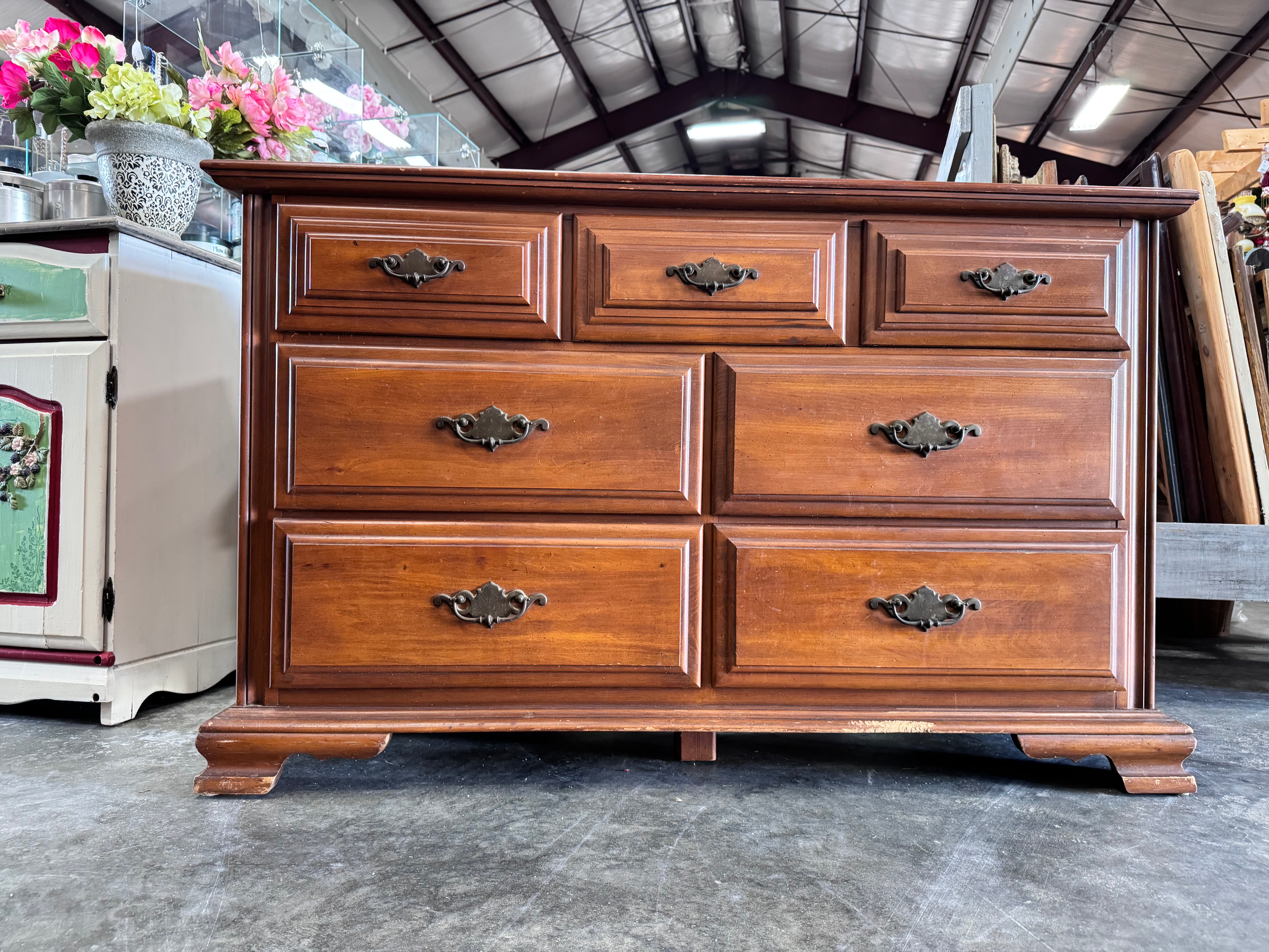 Sumter Cabinet Company 3 over 4 dresser (7 drawer) – Two Girls