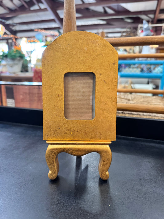 Gilded Frame and Easel Set