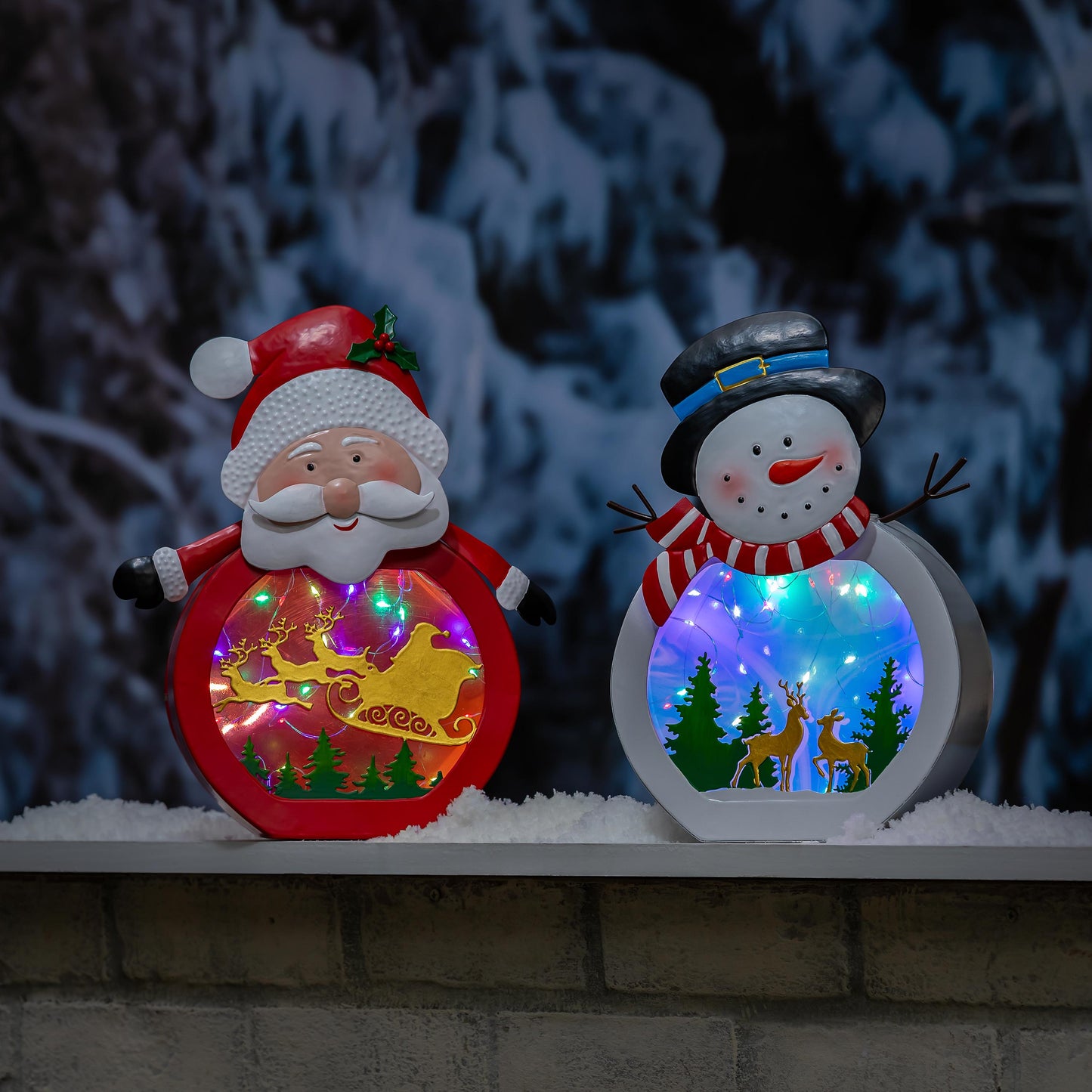 Season to Sparkle Garden Statue, LED RGB Color Changing