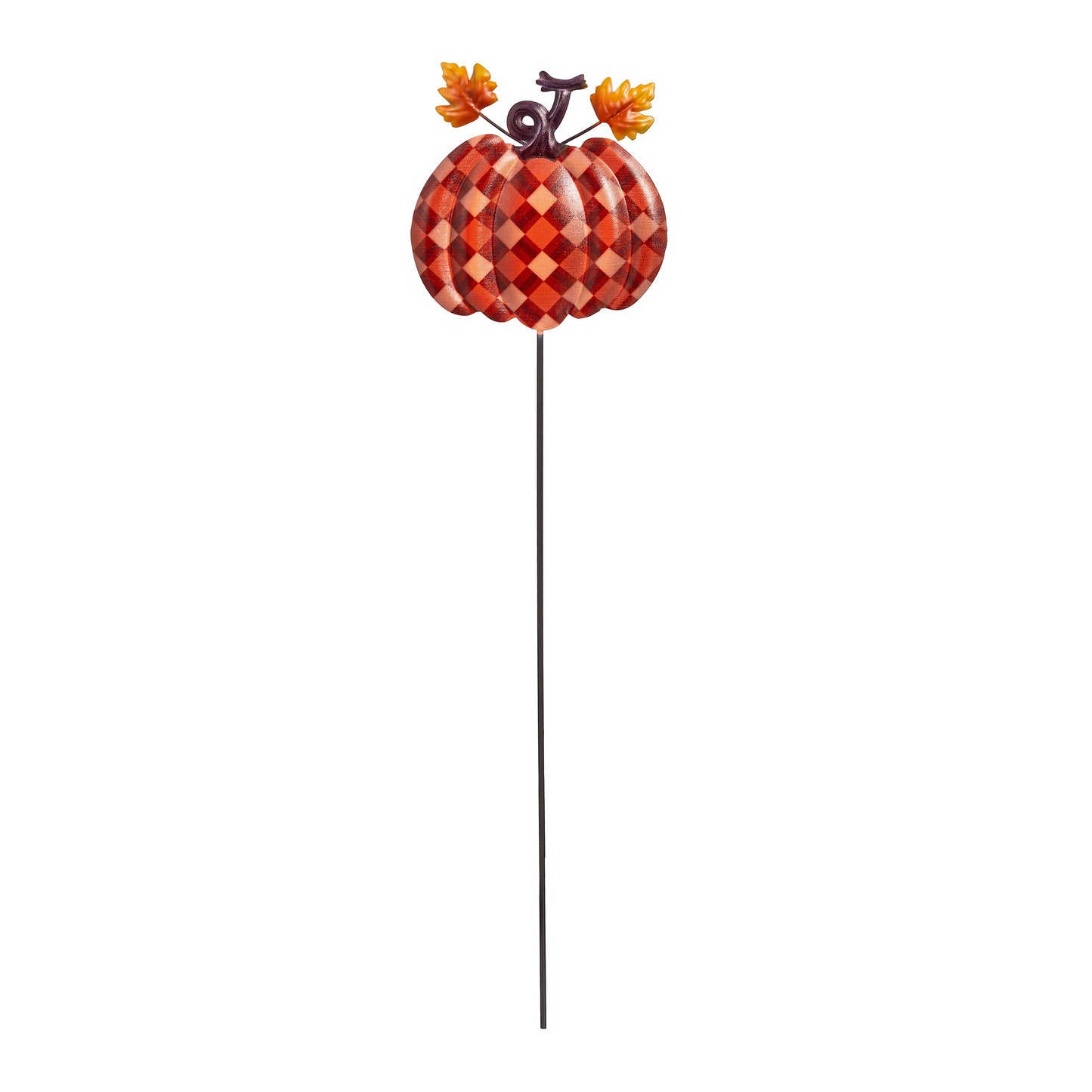 Checkered Metal Plant Picks