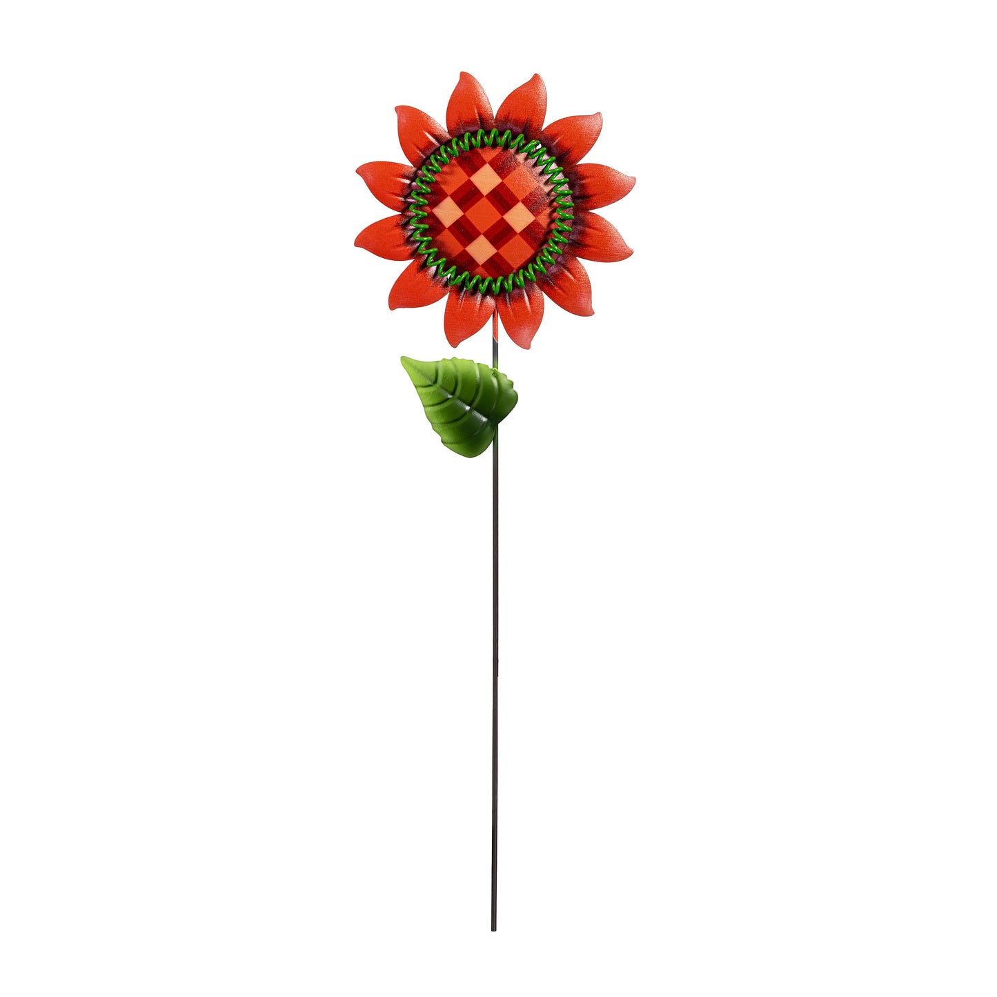 Checkered Metal Plant Picks