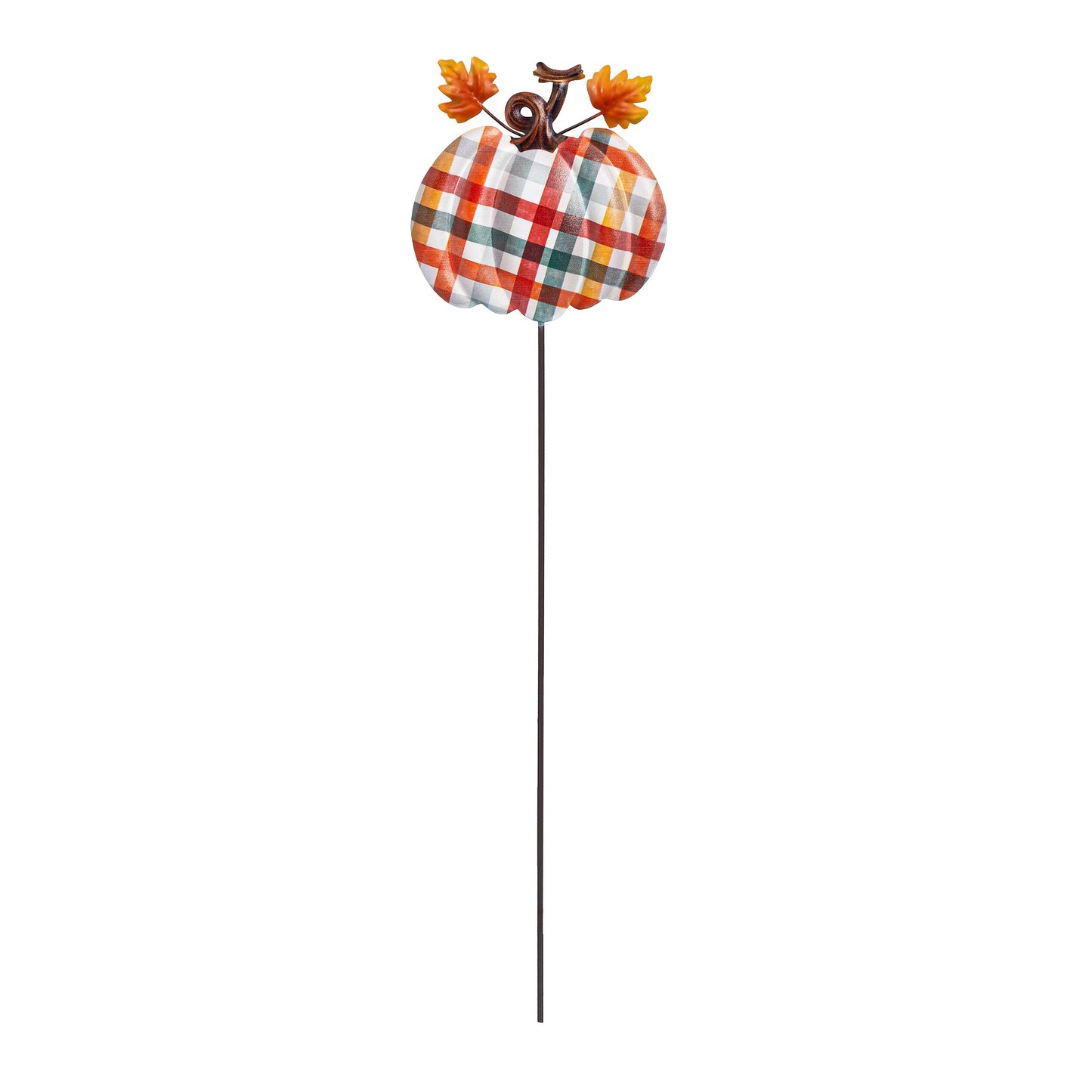 Checkered Metal Plant Picks