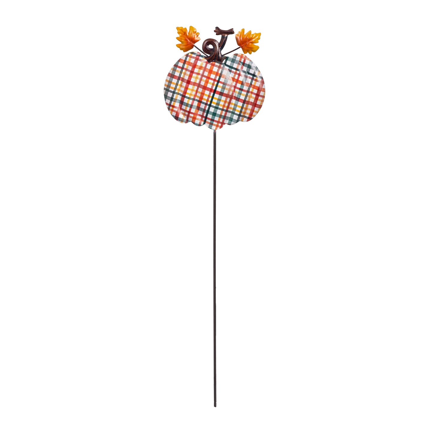 Checkered Metal Plant Picks