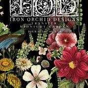 Midnight Garden Iron Orchid Designs Transfer set