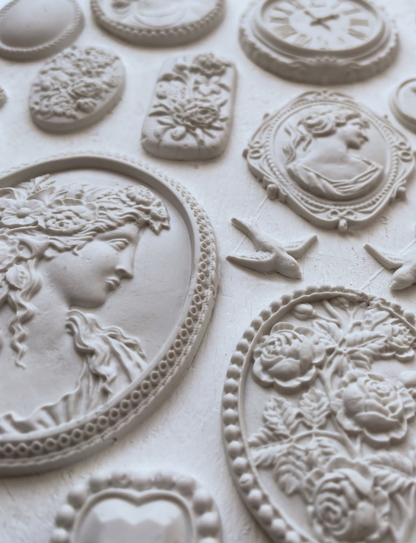 Cameos Iron Orchid Designs Mould