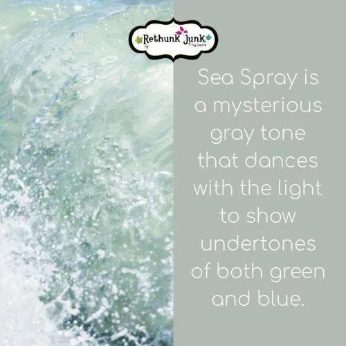 Sea Spray Rethunk Junk Paint by Laura