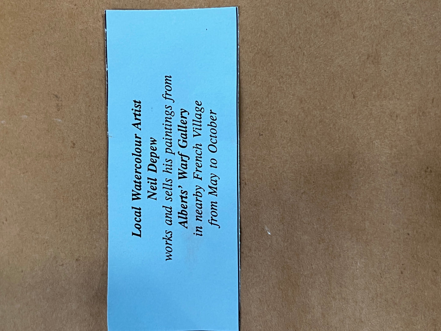 Watercolor Nova Scotia Coast