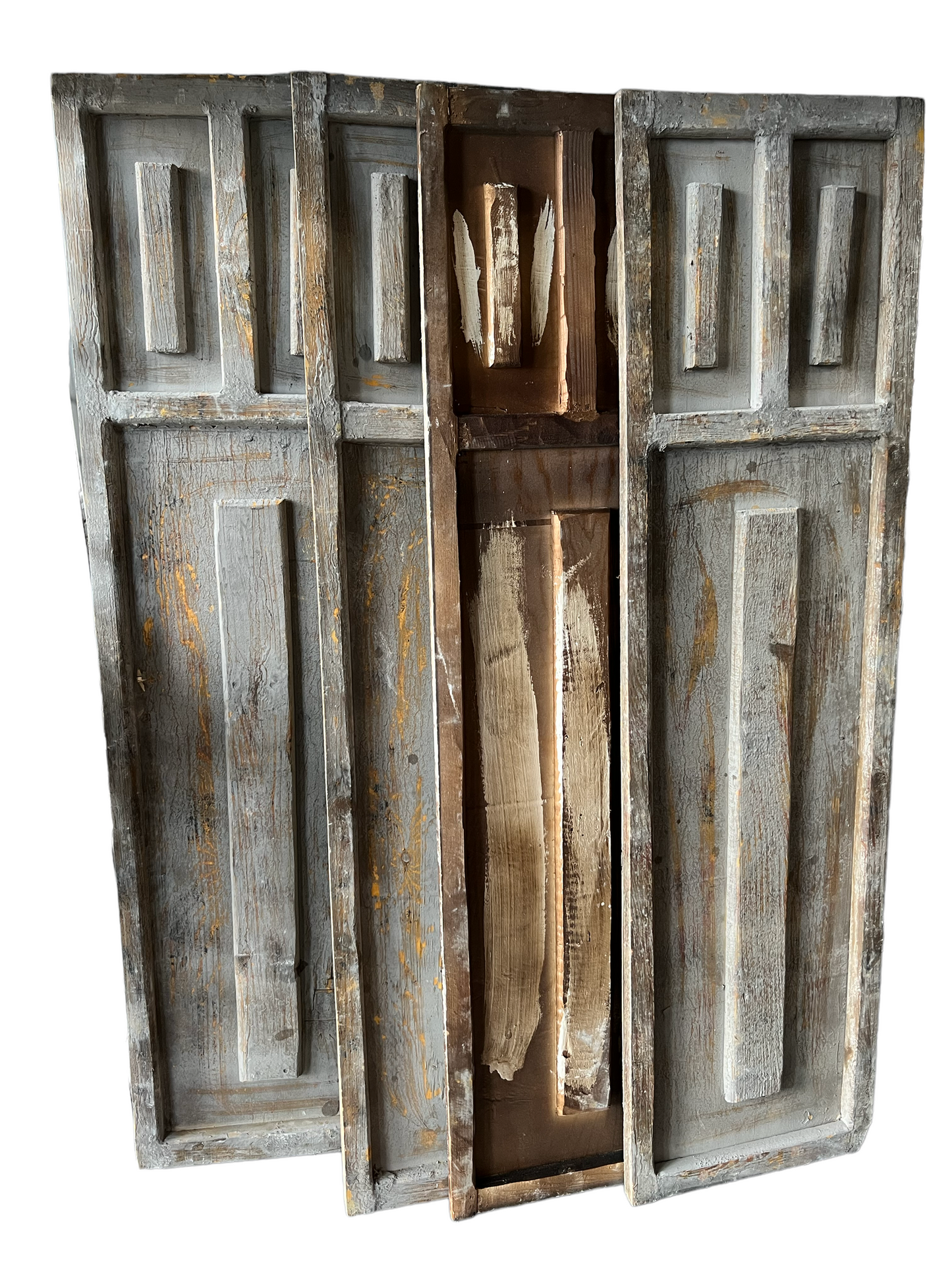 Distressed Solid Wood Panel - Shutter