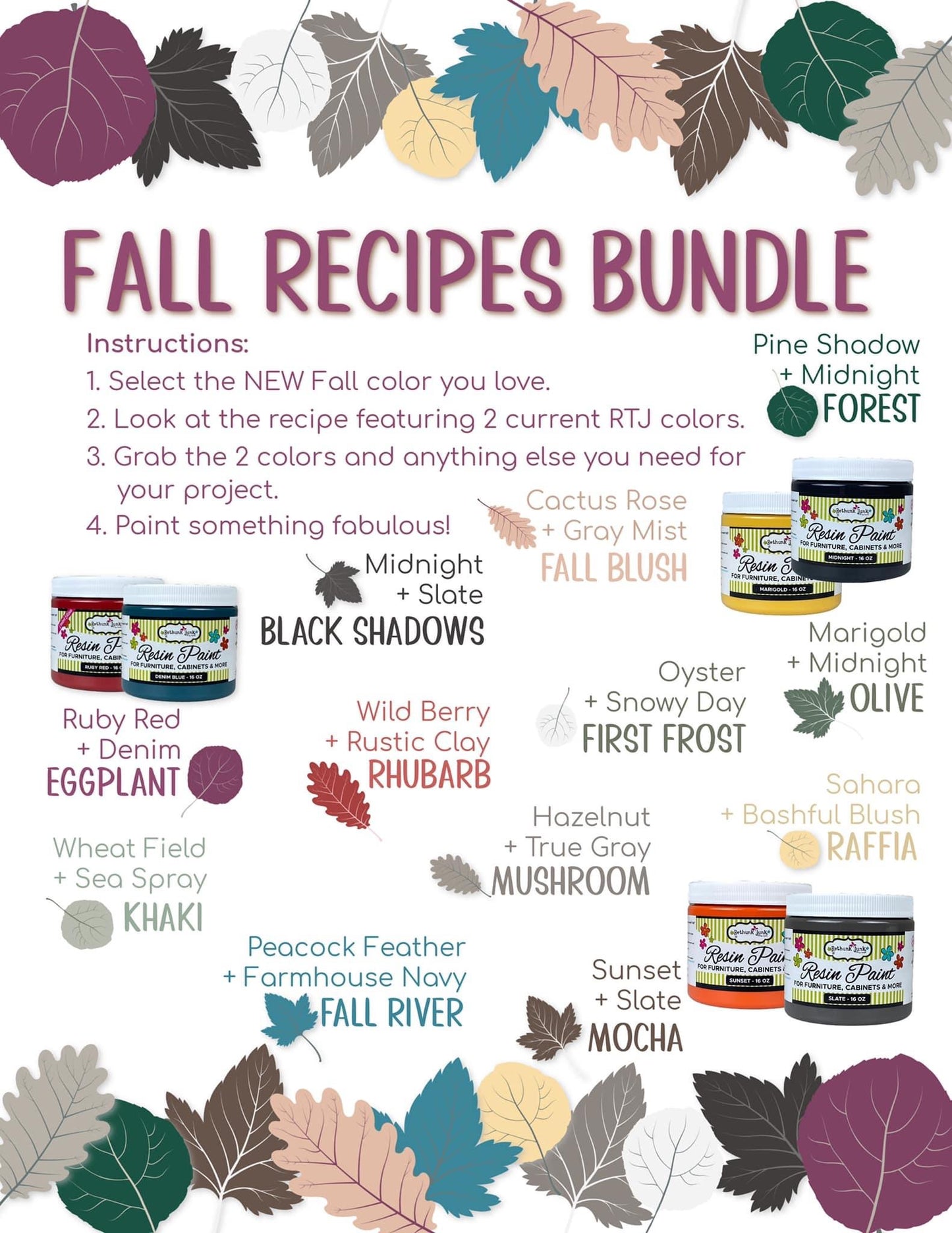 Khaki Rethunk Junk Fall Recipe Kit