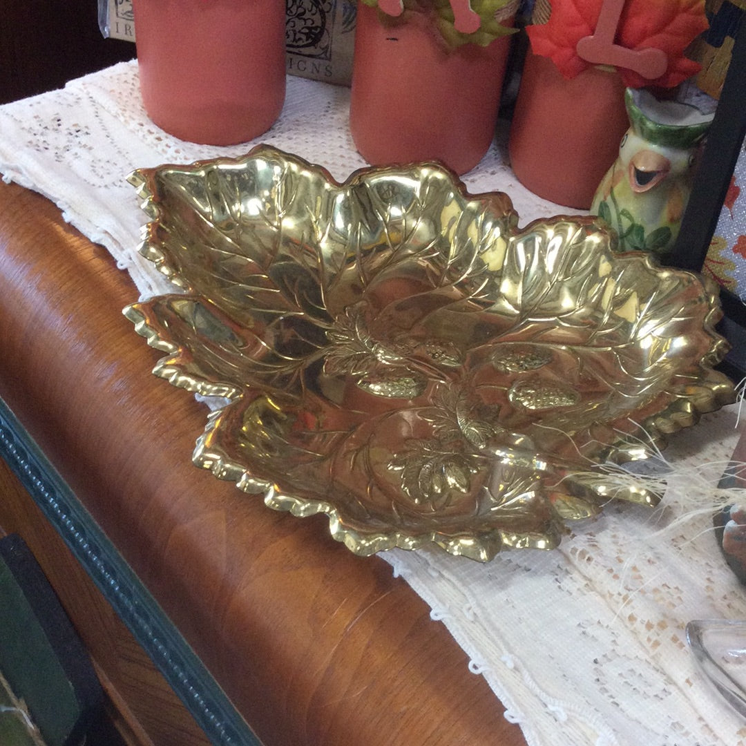 Golden Leaf Tray