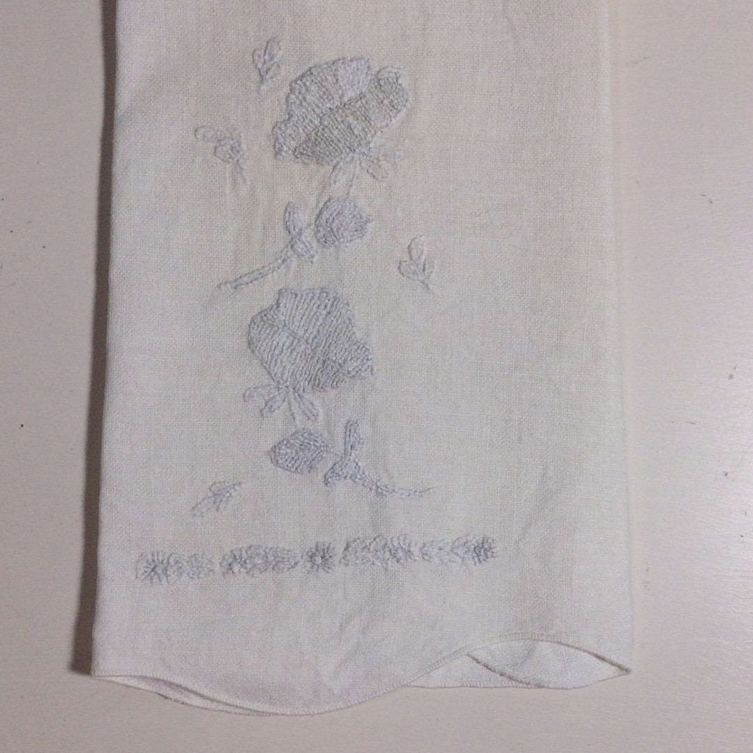Embroidered Tea Towel