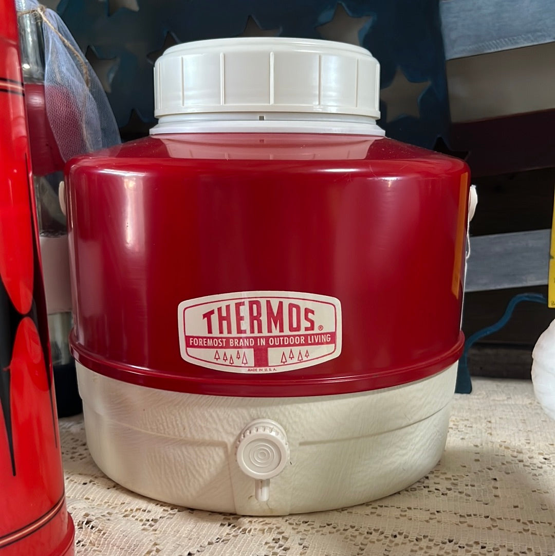Thermos Red Picnic Jug
