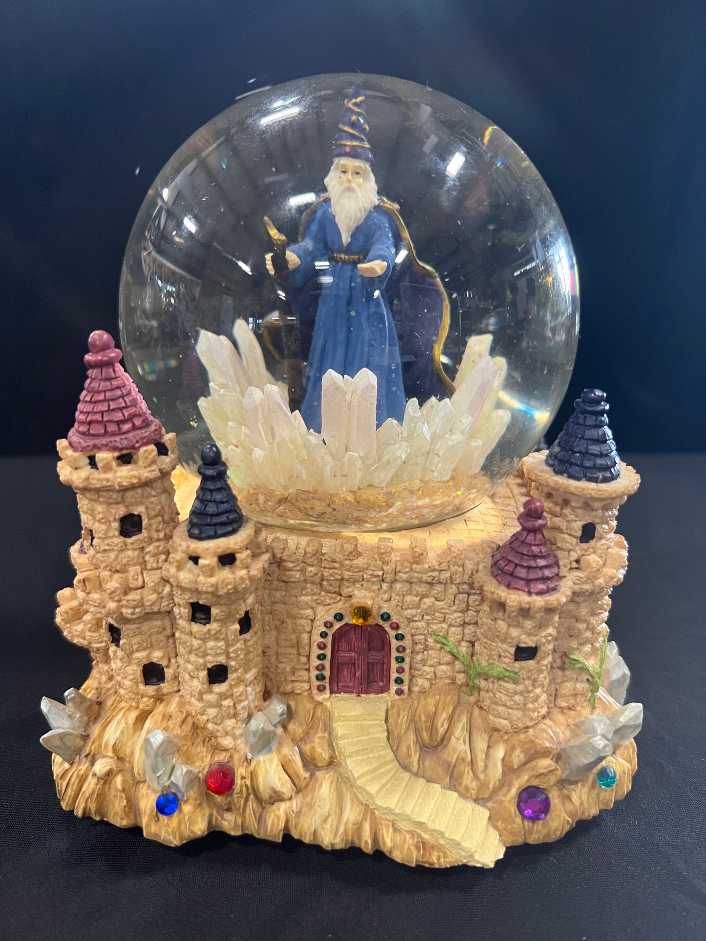 Camelot Wizard Snow Globe