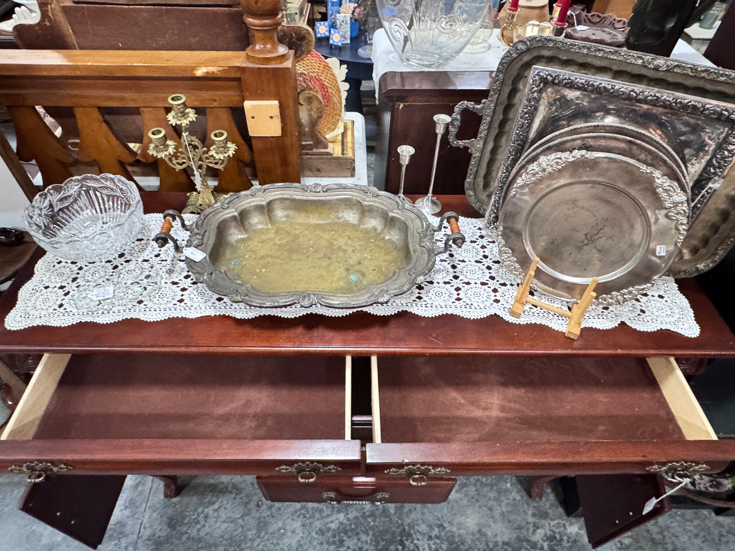 Solid Wood Vintage Style Server Buffet
