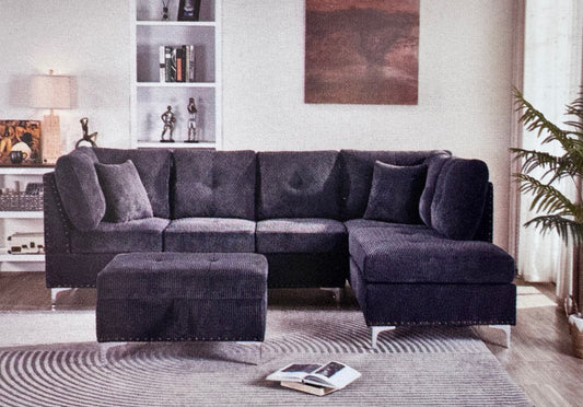 Sectional Sofa with ottoman