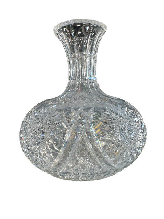 Vintage American Brilliant Cut Crystal Cut Decanters