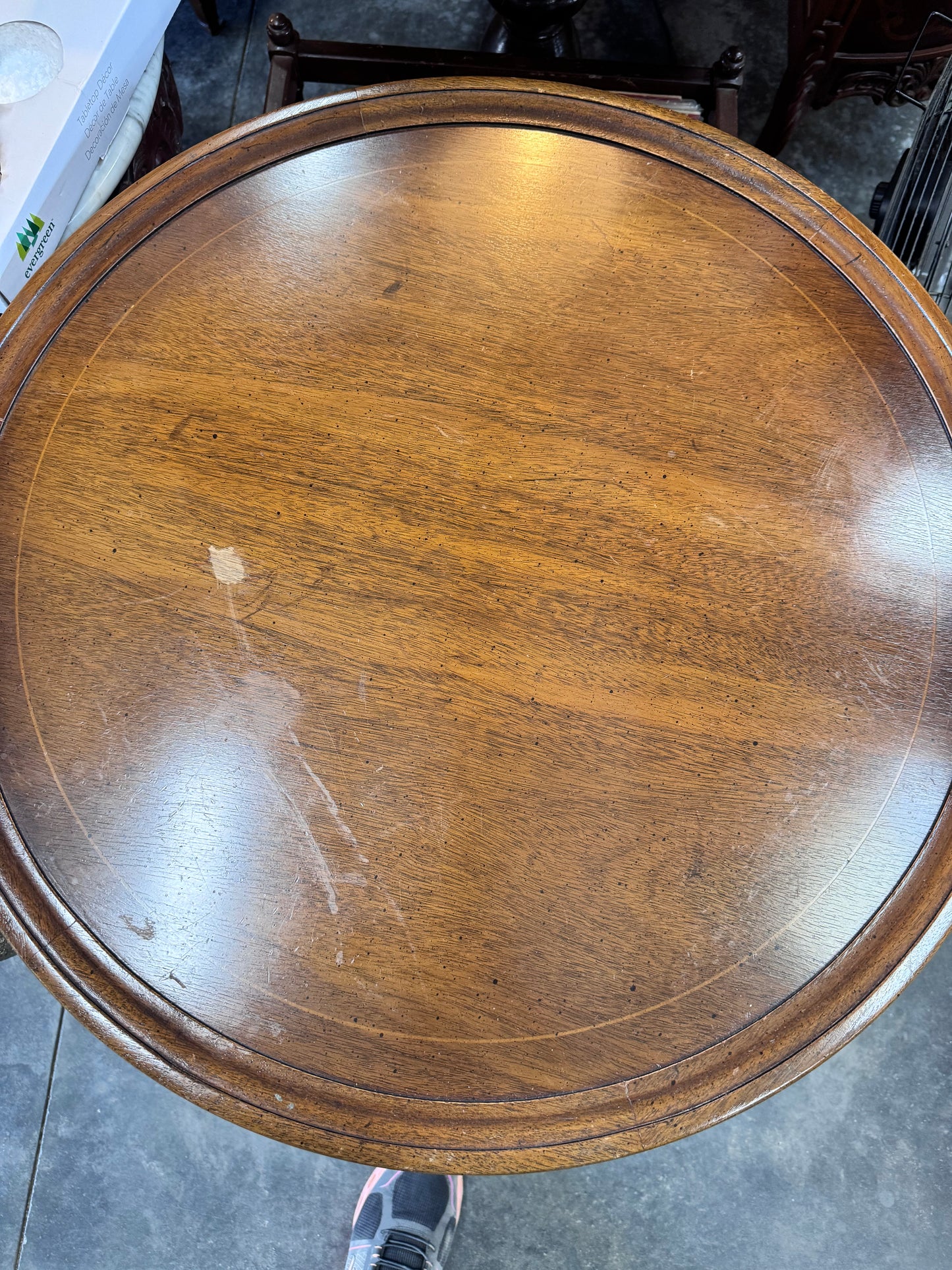 Victorian Style Walnut Occasional Table