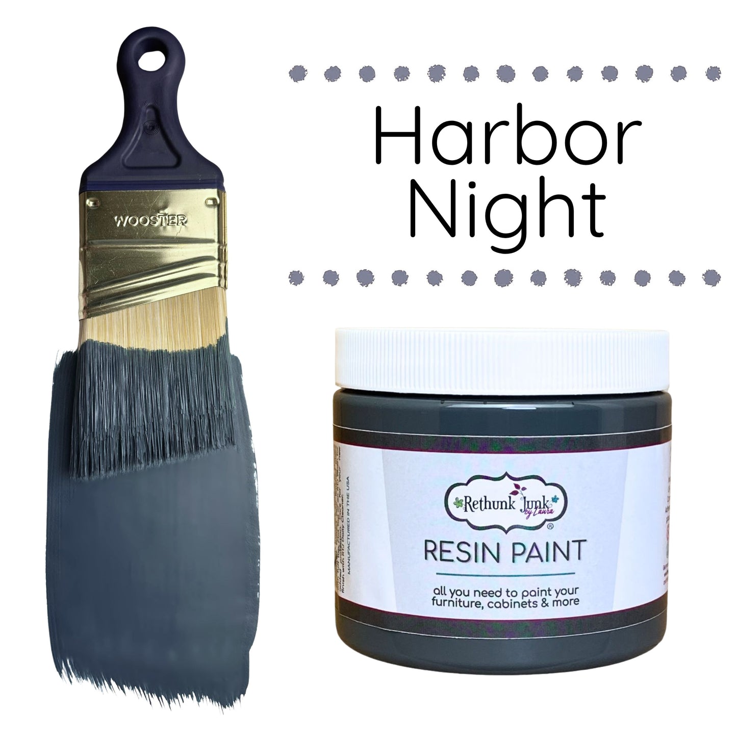 Harbor Night Rethunk Junk Paint by Laura