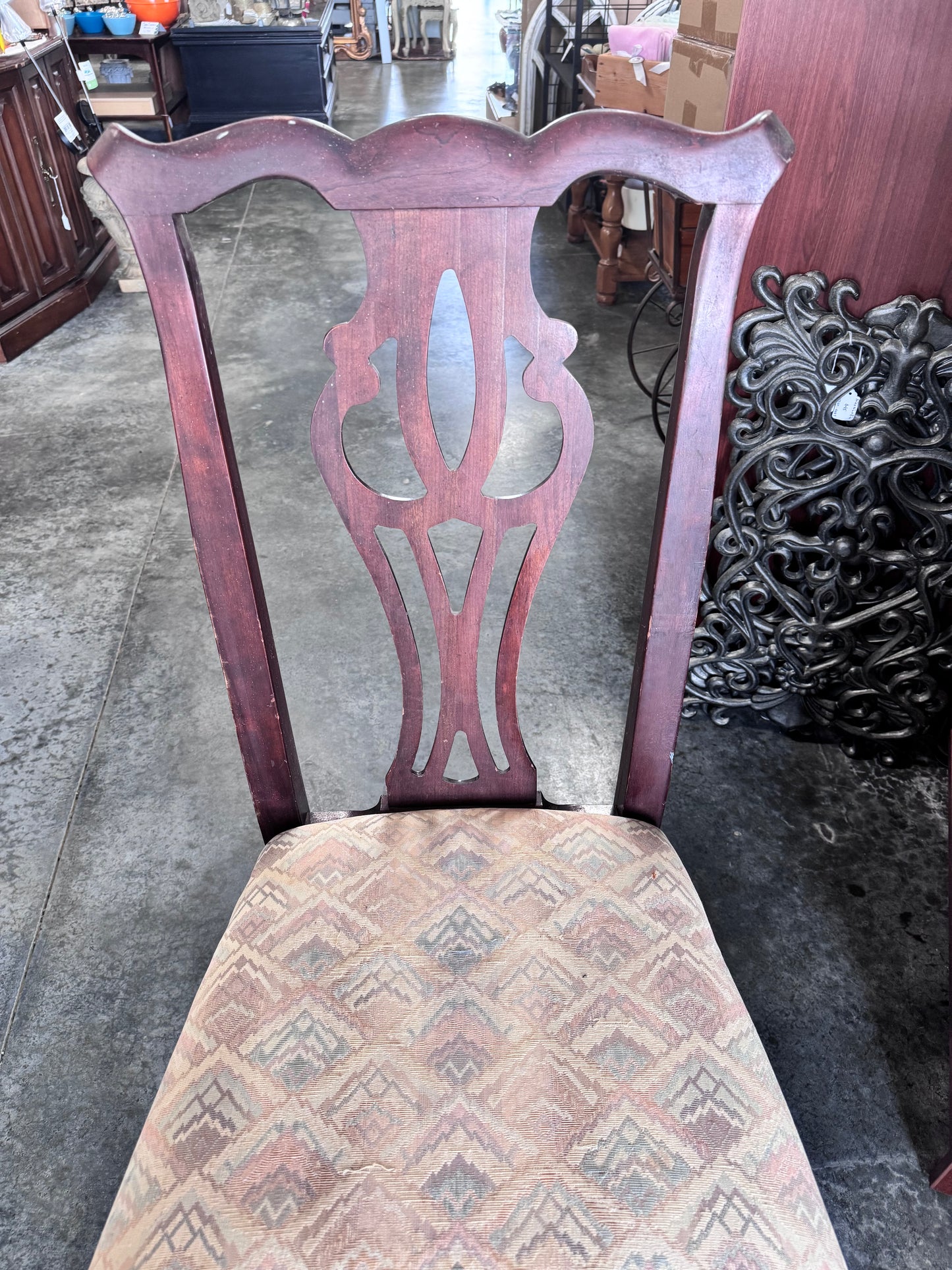 Vintage Chippendale Style Dining Chair