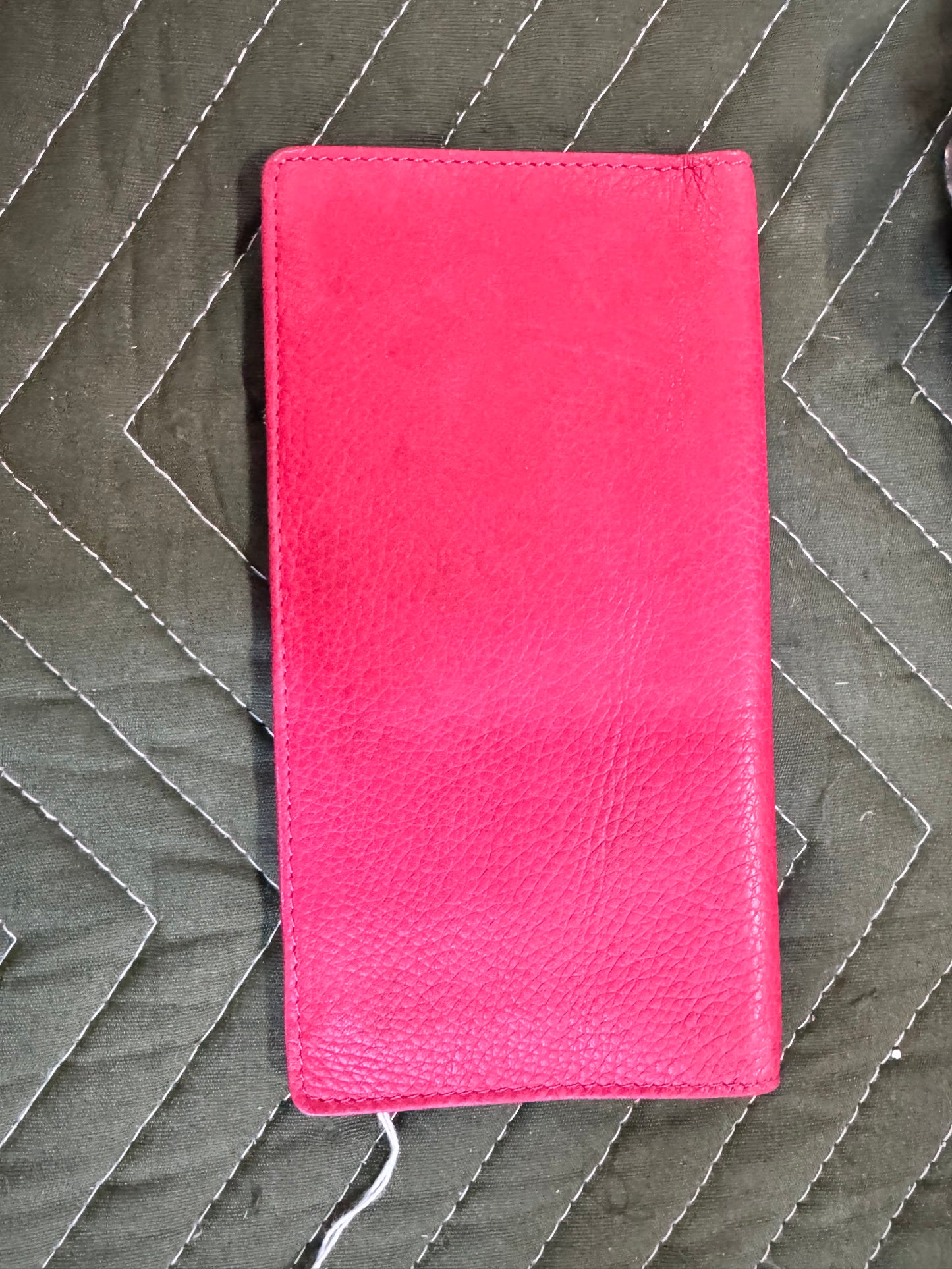 Fossil Red Leather Billfold