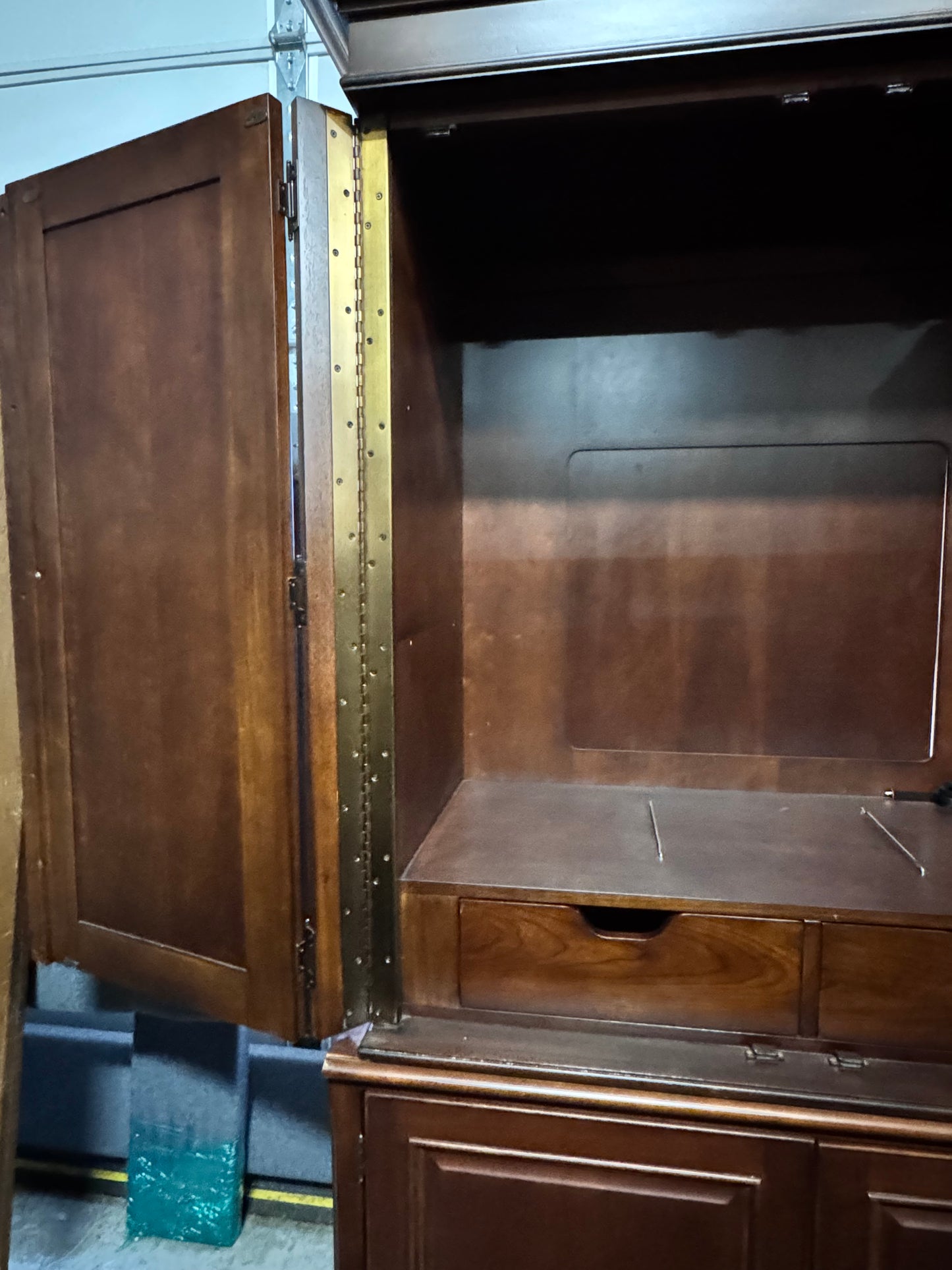 Solid Wood Storage Armoire