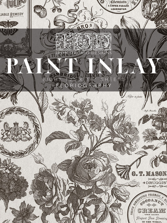 Floriography Iron Orchid Designs Paint Inlay