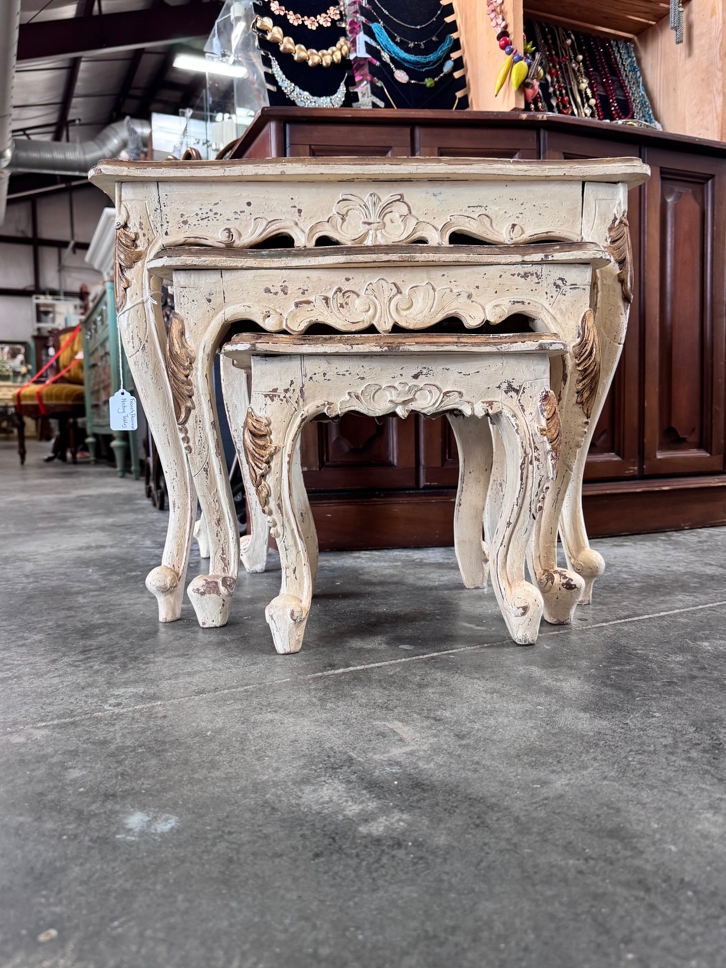 French Provincial Nesting Tables