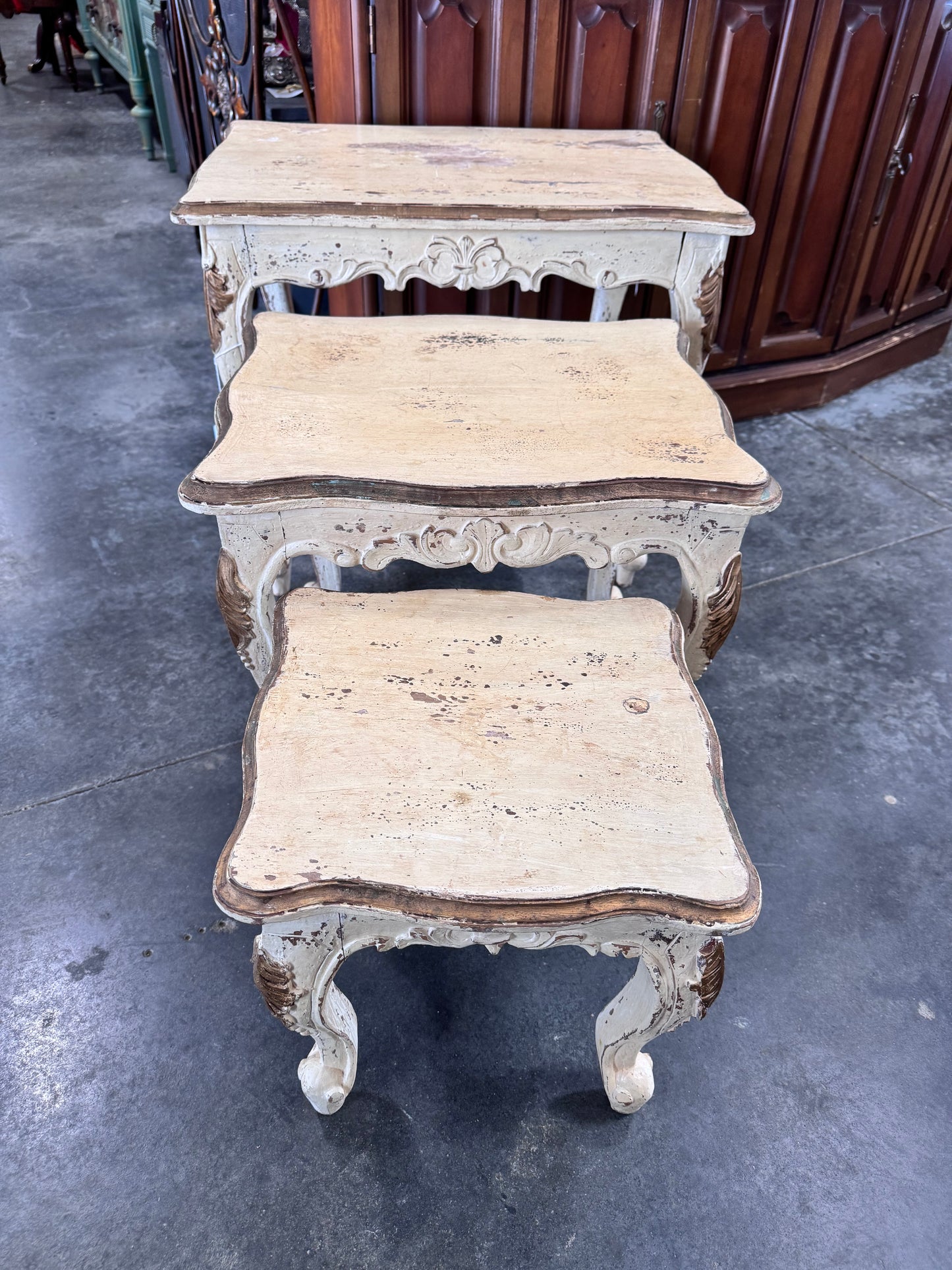 French Provincial Nesting Tables