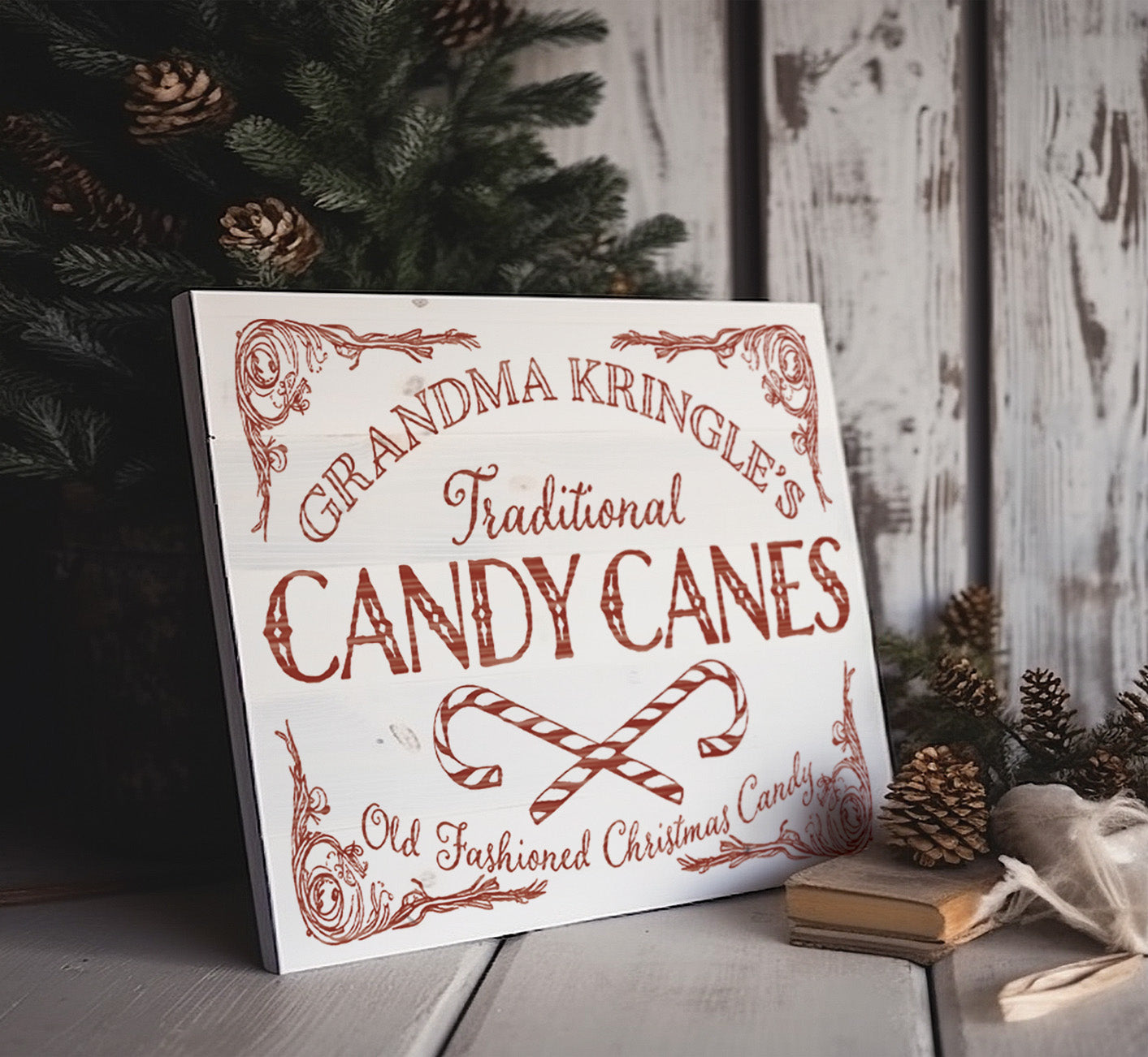 Candy Cane Cottage Iron Orchid Designs Transfer Set Limited Edition Holiday 2023