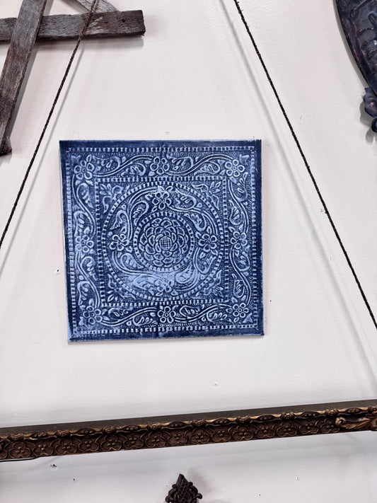 Decorative Embossed Metal Wall Hangar