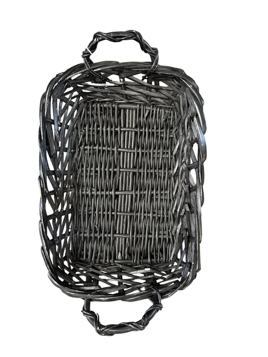 Black Wicker Basket