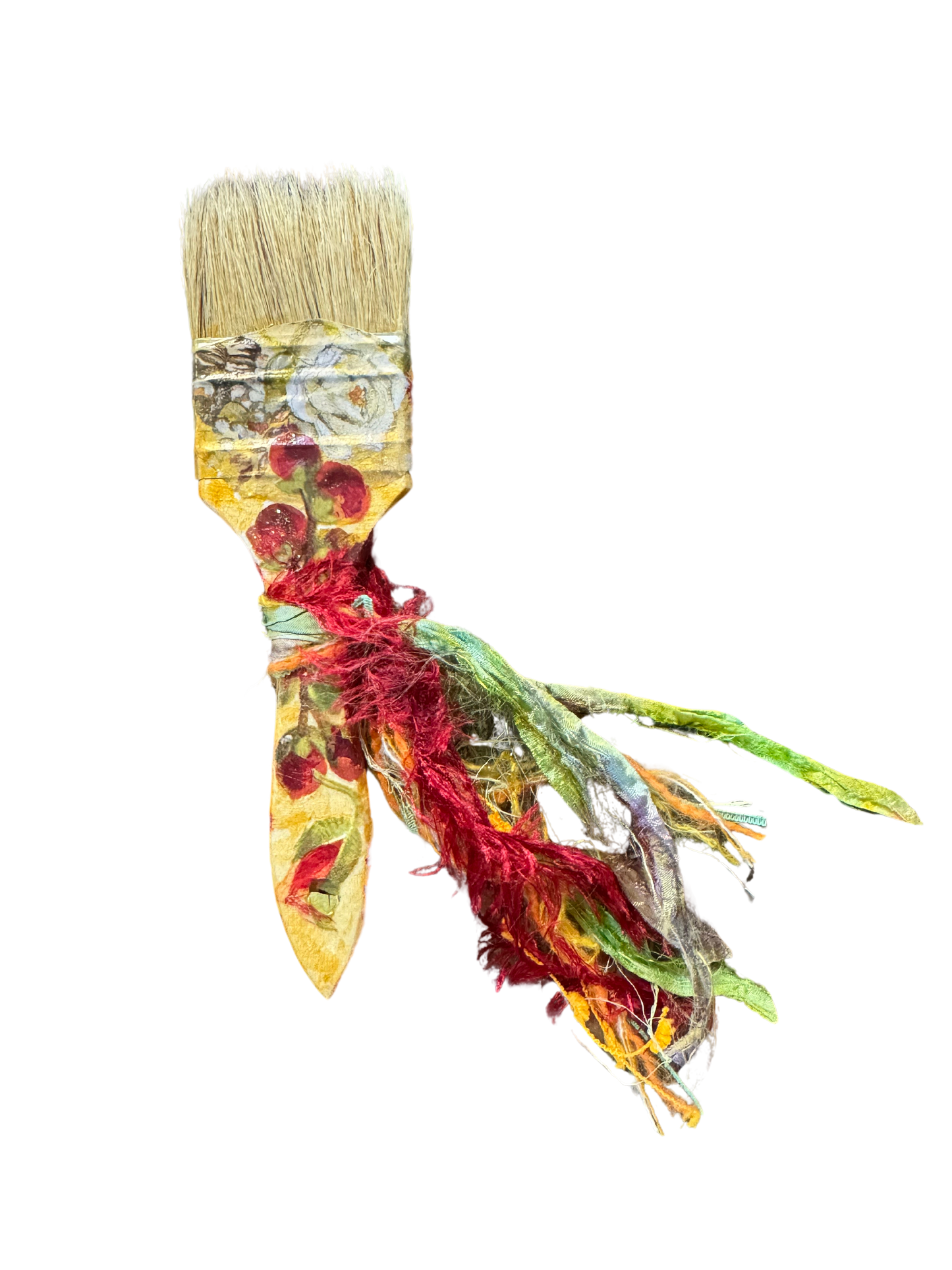 Altered Embellished Paint Brushes Art Decor by Glitter & Gold