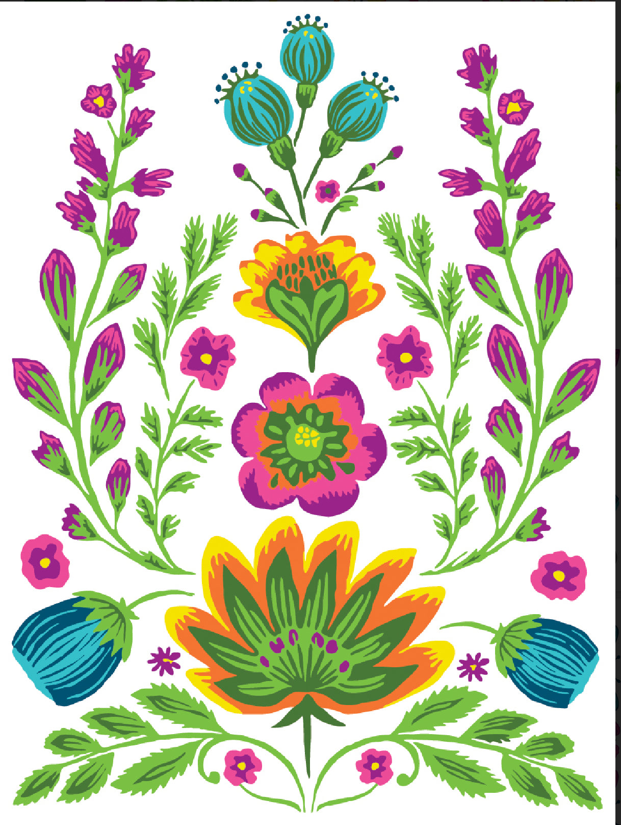 Vida Flora Iron Orchid Designs Paint Inlay