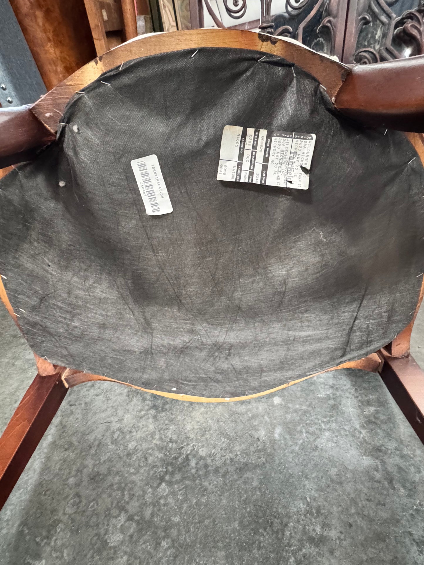 Regency Mahogany Spiderweb Back Armchairs-Pair