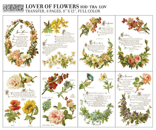 Lover of Flowers Iron Orchid Designs