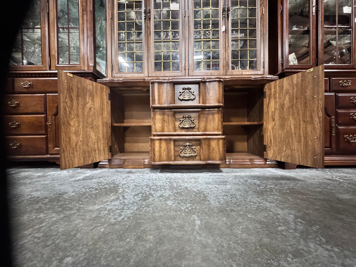 Vintage Basset China Cabinet