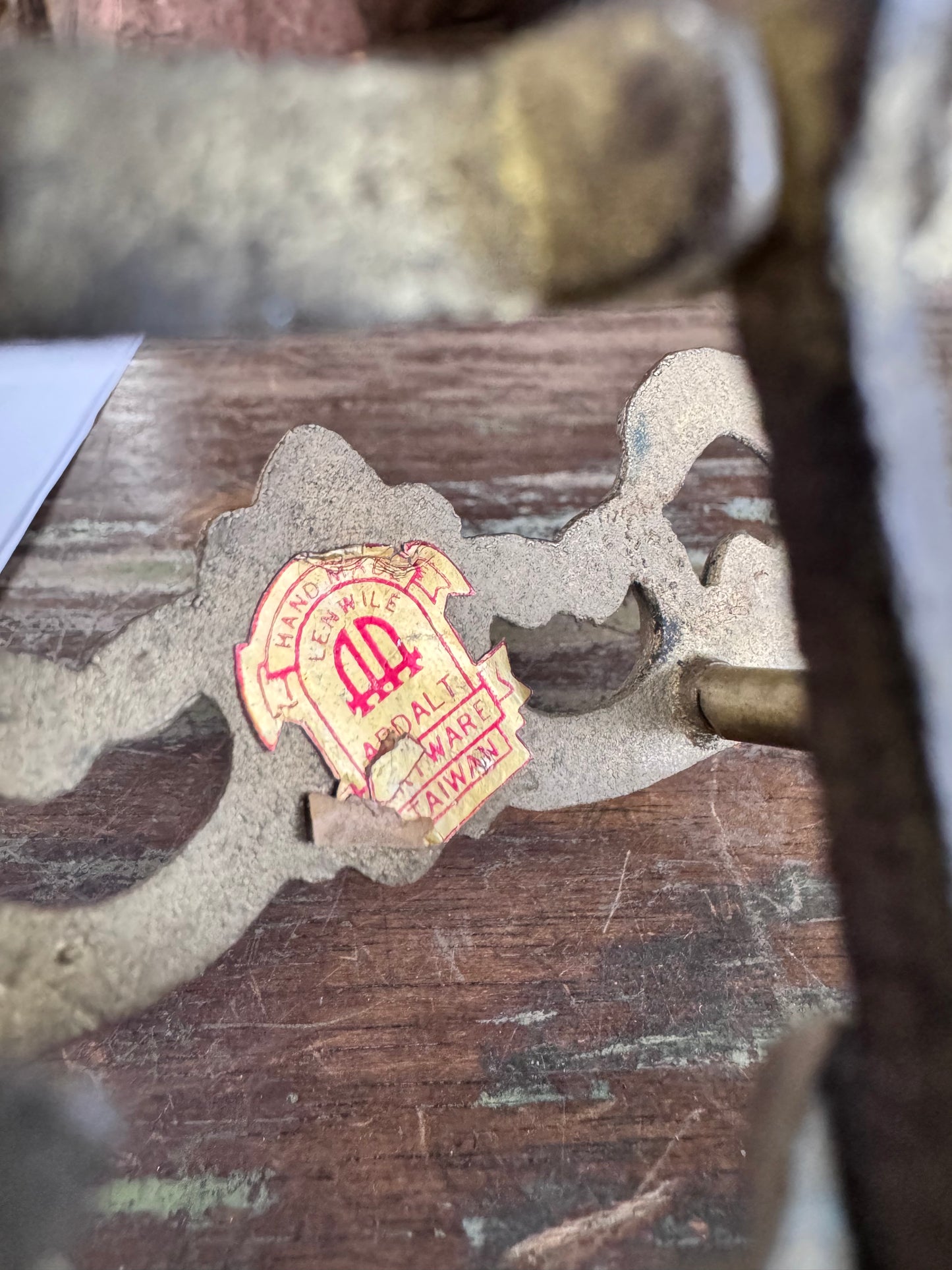 Vintage Brass Easel