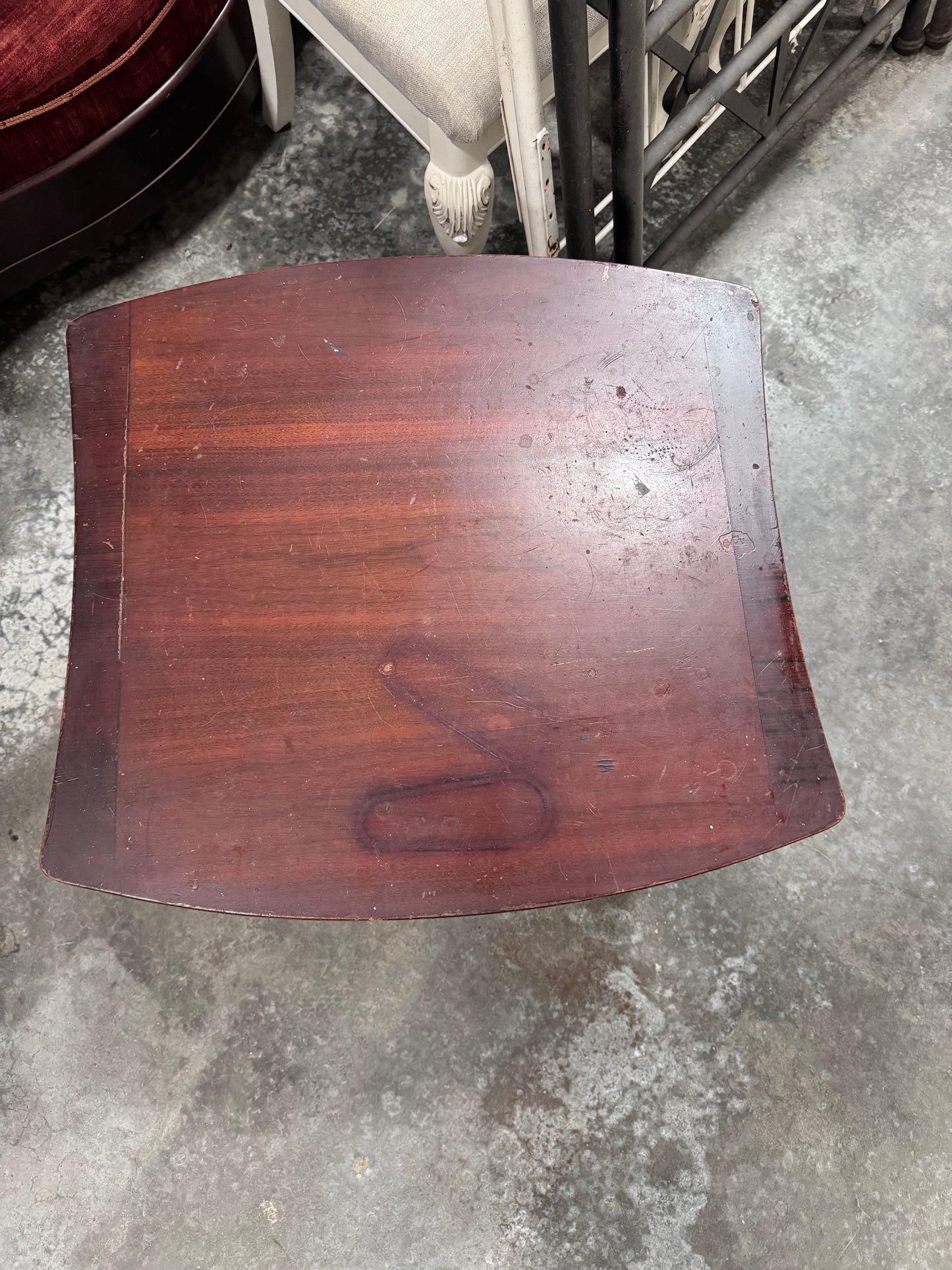 Mid Century Sculpted Side Table