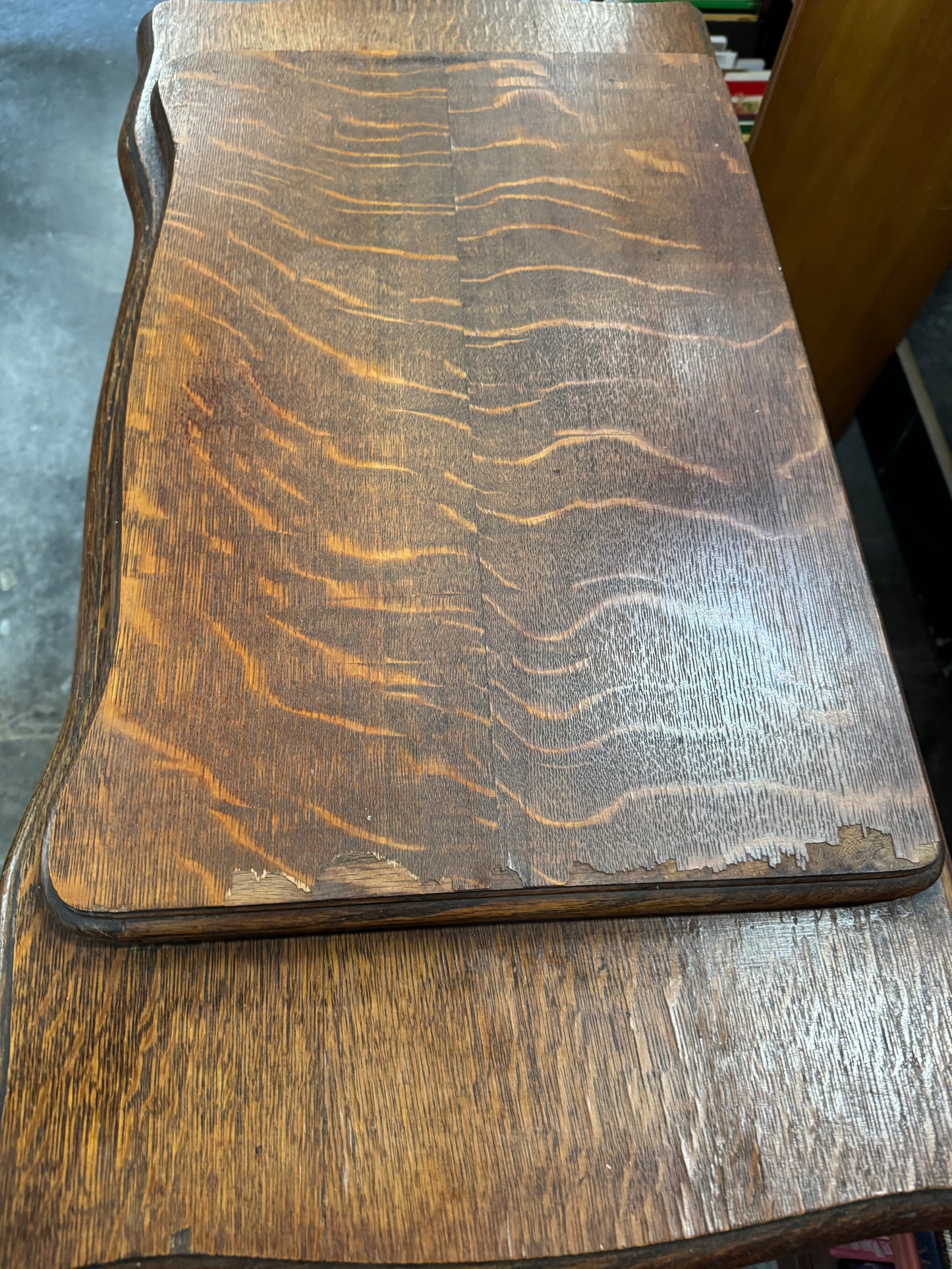 White Brand Treadle Sewing Machine with Table