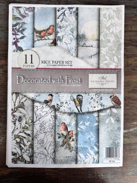 Decorated with Frost ITD Collection Rice Paper Designs